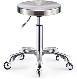 Swivel Stool Chair Height Adjustable Bar Stools Set of 2, bar Height Chairs Swivel, Barstool Heights Adjustable, Kitchen Bar Stool for Kitchen,Salon,Bar,Office,Massage Efficency