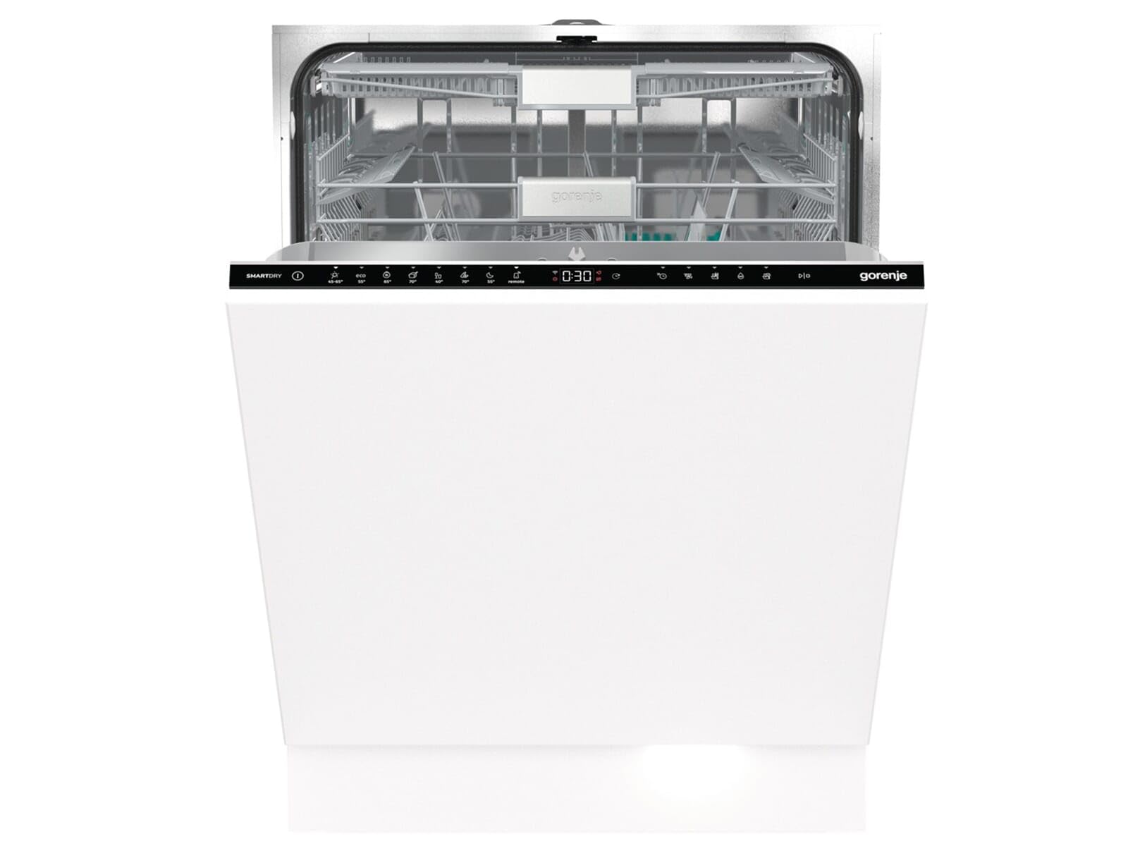 Gorenje - Vollintegrierbarer Einbaugeschirrspüler - Edelstahl - Stahl - 16 Maßgedecke - 9,6 Liter - 39 dB - 6 Programme + Automatikprogramme