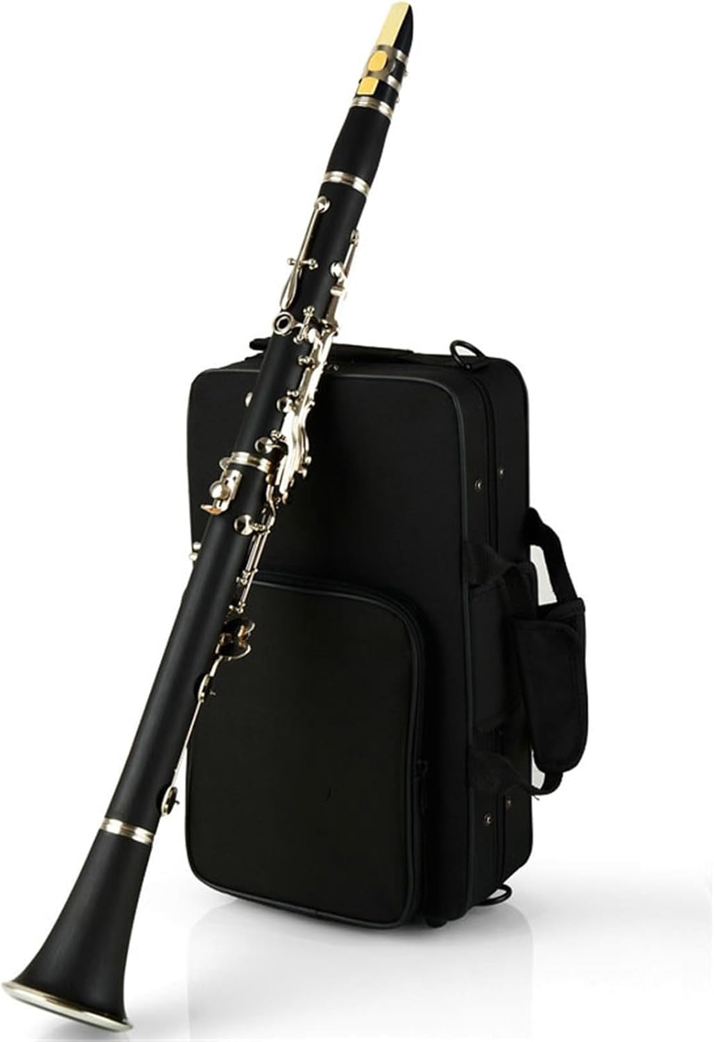 Clarinet Musical Instruments Clarinet Black Pipe Wind Instrument Performance Grade Semi-automatic C Key Nickel-plated Surface Clarinet