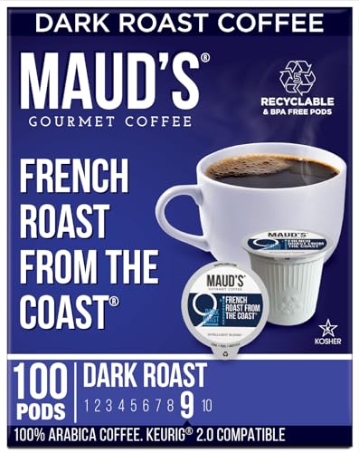 Maud's French Roast Coffee Pods, 100 ct