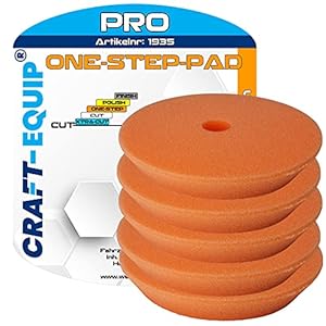 Craft-Equip PRO 5er Sparpack Orange Polierpad