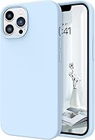 Vista 9 de Telaso Funda para iPhone 13, silicona líquida de goma de gel suave para iPhone 13, funda delgada con forro de microfibra a prueba de golpes, fundas