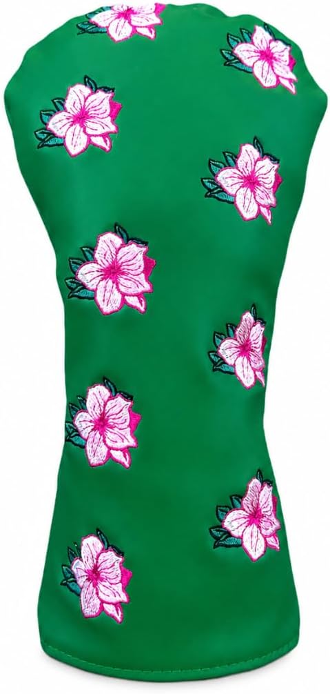 Azaleas Driver Headcover, Premium Golf Club Cover with Elegant Pink Floral Design, Stylish & Durable Protection for Drivers