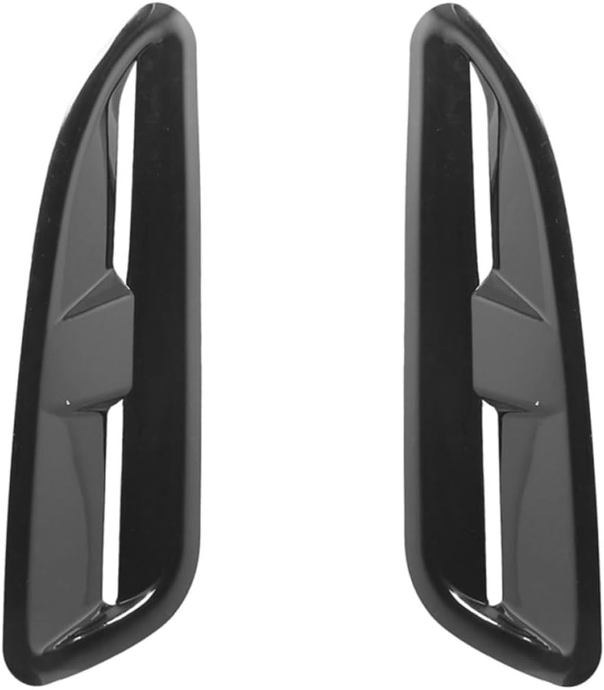 Levemolo Black Abs Car Hood Air Vent Sticker for Vehicle No Drilling Required Easy to Install Stylish and Creative Car Exterior Decoration