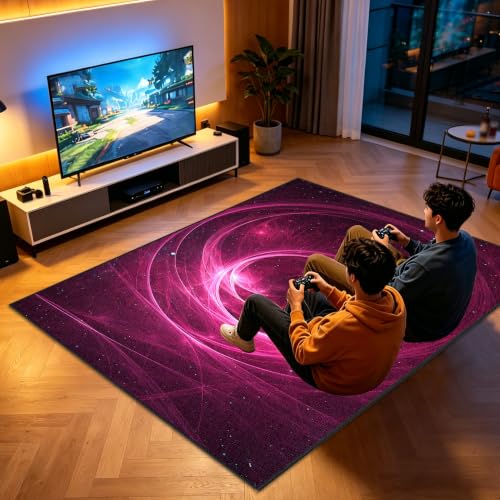 Tapis de protection de sol gaming antidérapant contre rayures de chaise - 3