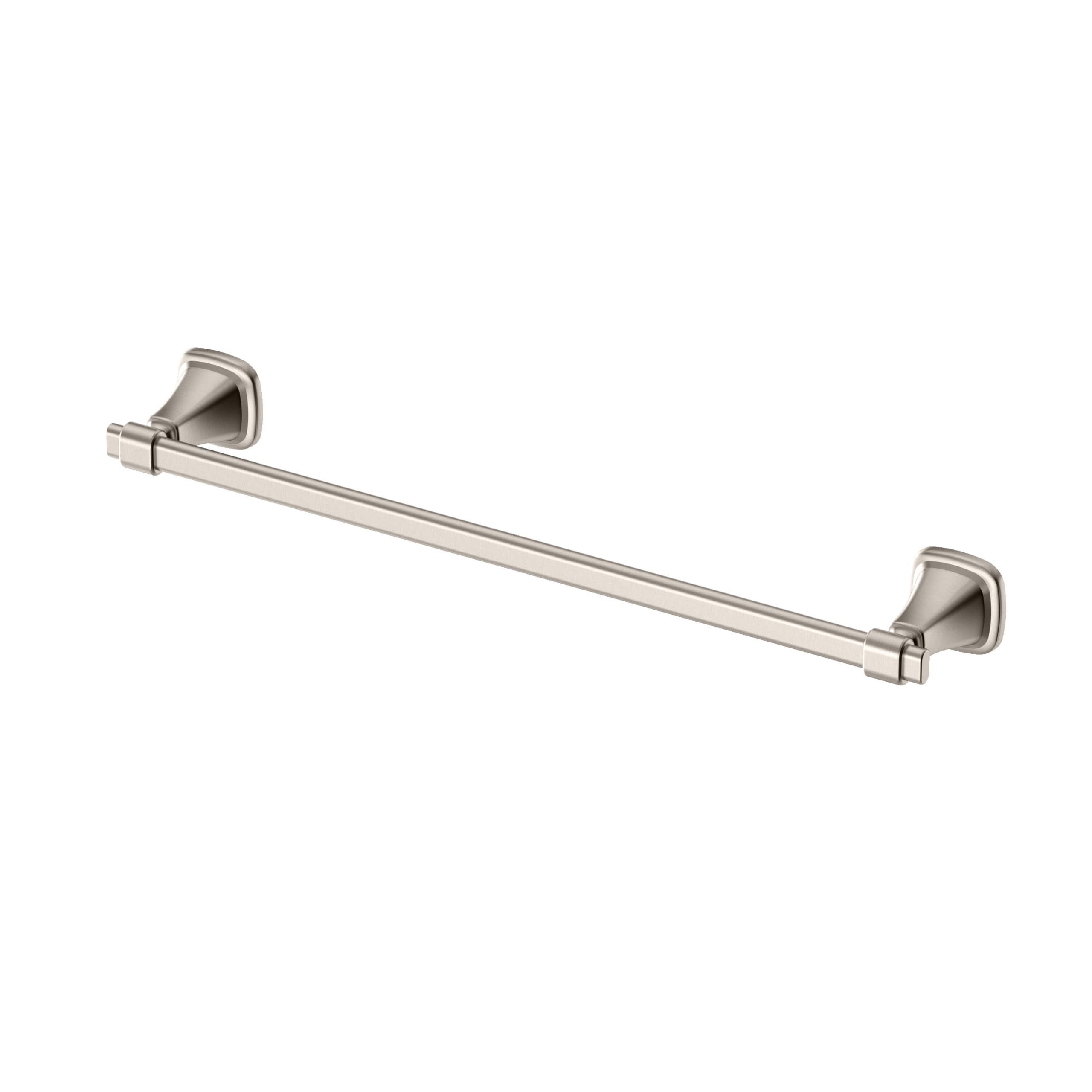 Gatco 5511SN Beverly Towel Bar | Elegant Wall-Mounted Bathroom Towel Bar | Luxury Design, Heavy Duty Metal, EZ Ancor Mounting | Satin Nickel Finish