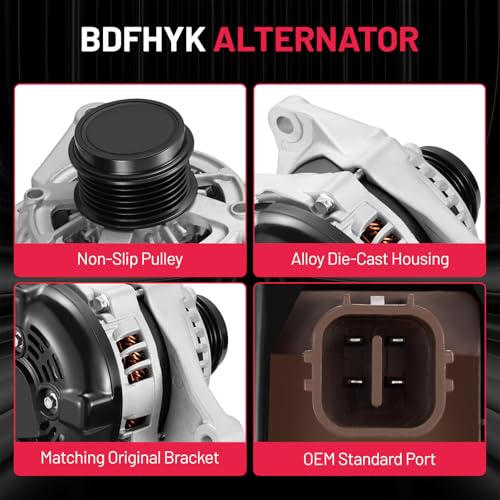 BDFHYK Alternator Compatible with Toyota Camry 2015-2017 2.5L L4,Compatible with Toyota RAV4 2013-2018 2.5L L4 Replace 14486N,14486,104211-3541,27060-0V170 by BDFHYK - Used condition - Image 6