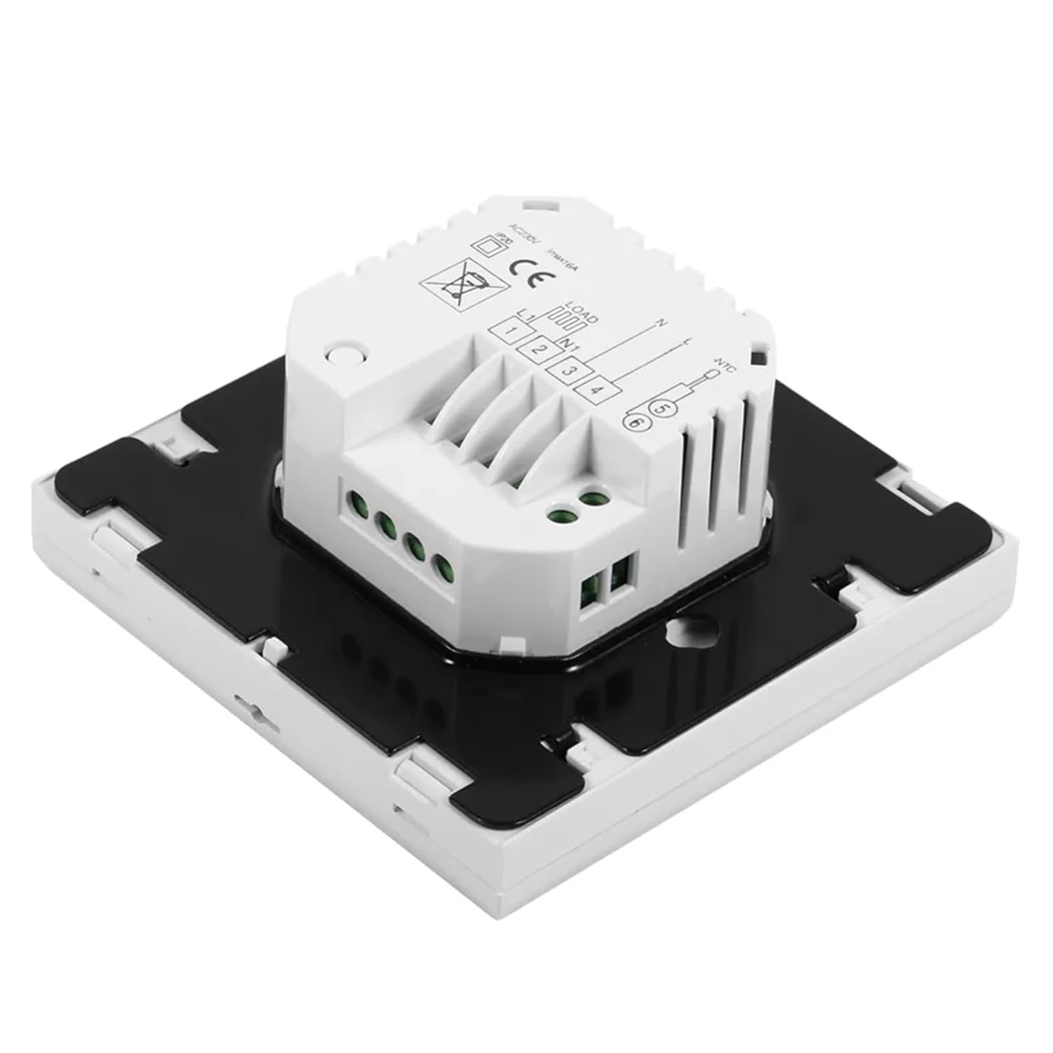 Conditioner Thermostat Programmable Thermostat Digital Touch Screen LCD Intelligent Temperature Controller(W)