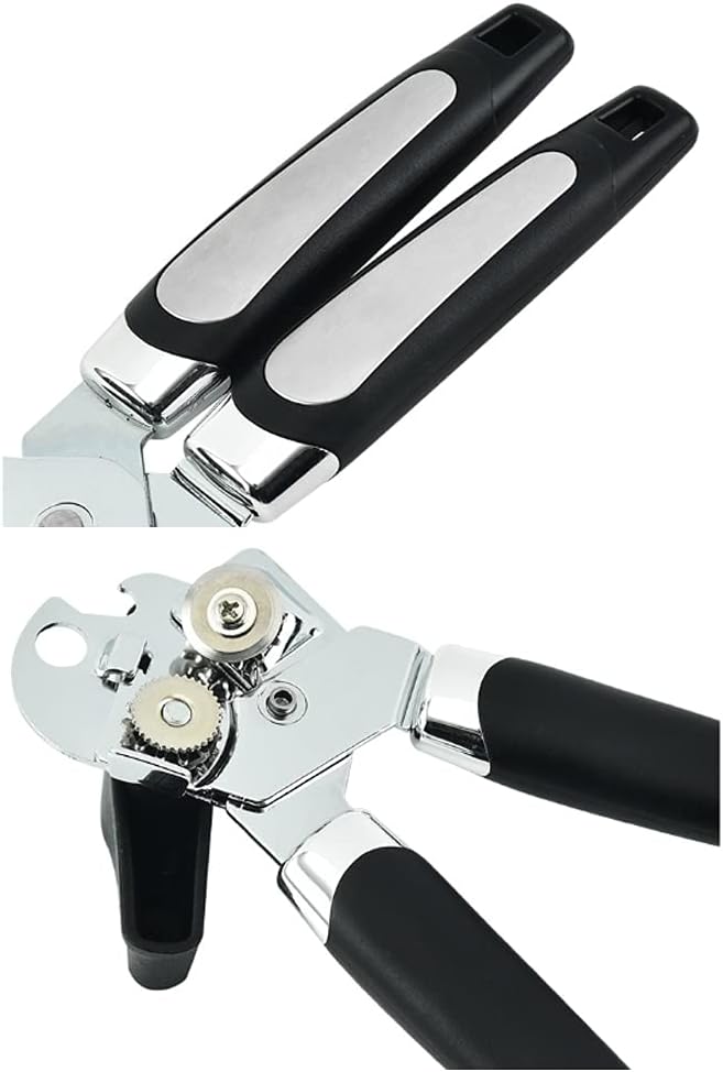 Tin Opener,Stainless Steel Manual Can Opener, Tin Lids Jar Bottle Caps Openers,with