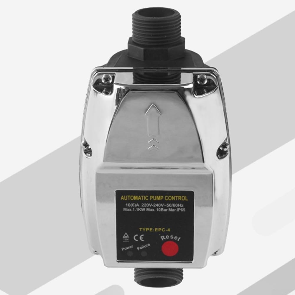 Pressostato digitale regolabile EPC4 max 10 bar per sistemi di gestione dell'acqua robusti in casa e giardino