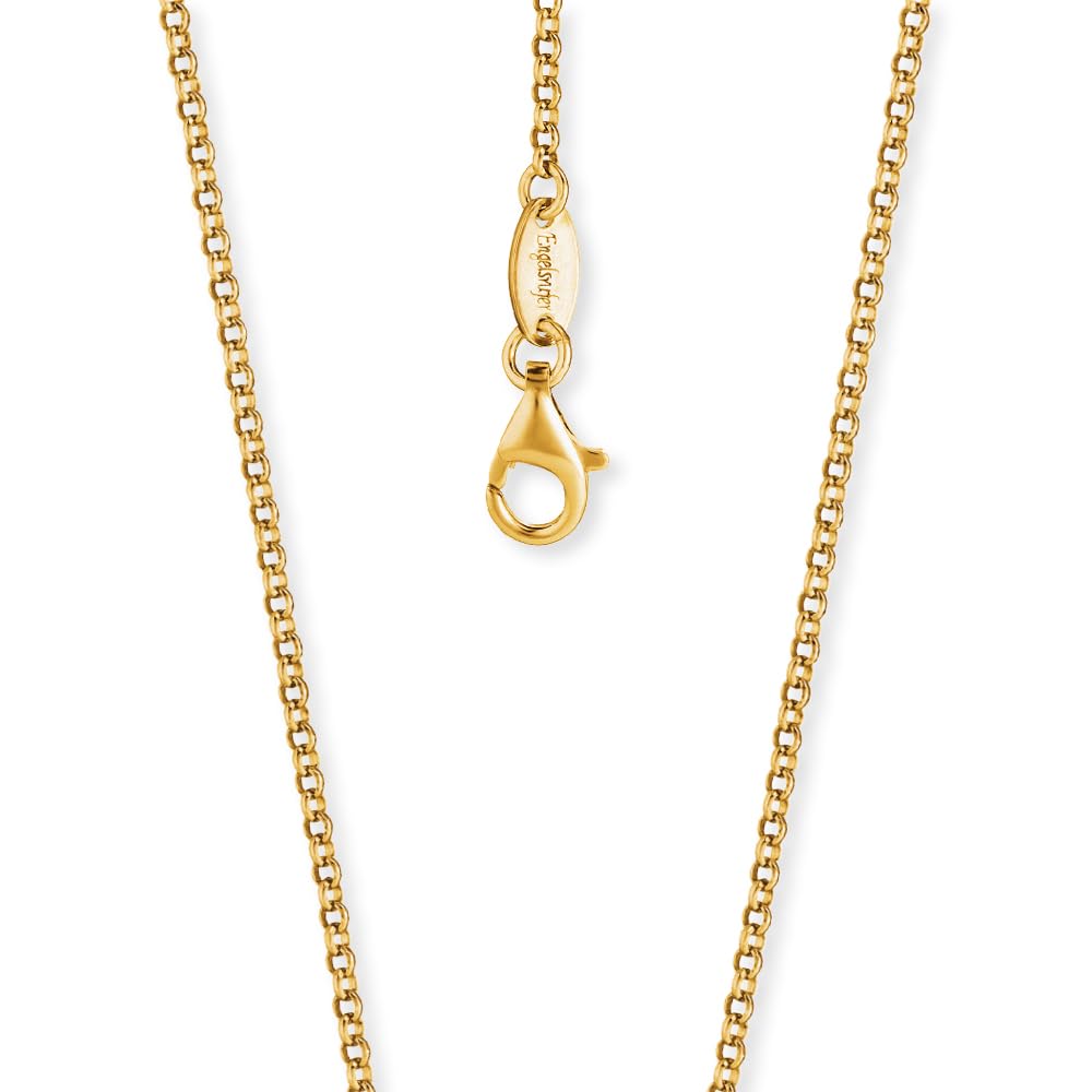 Engelsrufer Belcher Chain Necklace Gold Plated 925 Sterling Silver Thickness 2.1 mm (0.08") Length 45 cm (17.72")