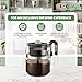 Café Brew Collection 8-Cup Glass Stovetop Percolator Coffee Pot - Borosilicate Glass Coffee Percolator - BPA Free - Dishwasher Safe - Brewing on Electric and Gas Ranges