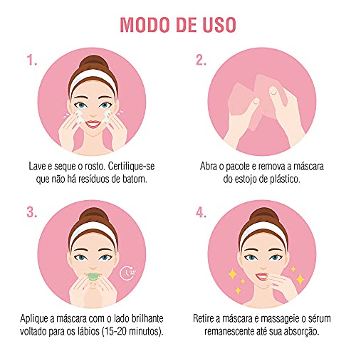 Kiss NY Professional Máscara de Gel Para Lábios, Kiss New York Professional