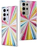 LONLI Hue - for Samsung Galaxy S24 Ultra Case - Cosmic Porta [10FT Drop Protection] - Shockproof Cover with Color Changing Effect | Cute and Unique for Women, Girls and Men (2024)