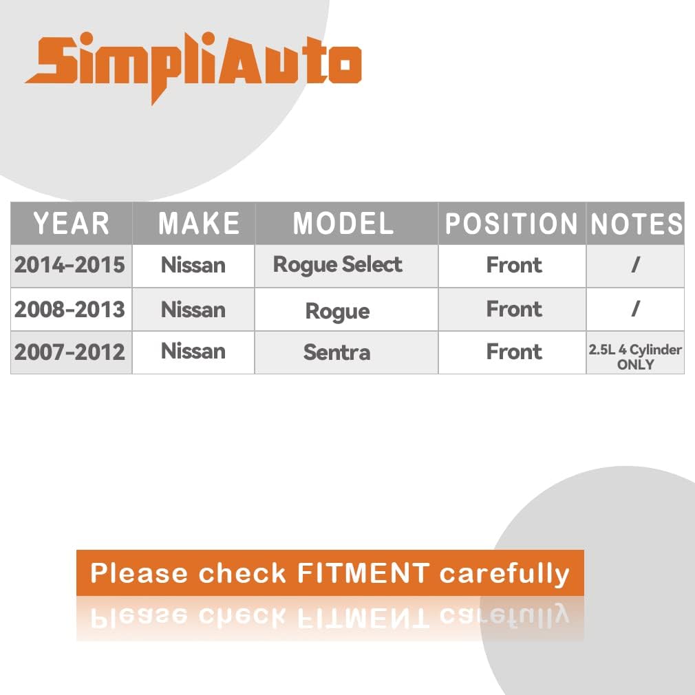 513298 Front Wheel Hub Bearing Compatible with 2008-2013 Nissan Rogue, 2014-2015 Nissan Rogue Select, 2007-2012 Nissan Sentra