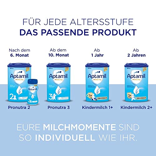 Aptamil Pronutra PRE – Anfangsmilch von Geburt an, Mit DHA, Nur Laktose, Ohne Palmöl, Babynahrung, Milchpulver, 1x 800 g – Bild 7
