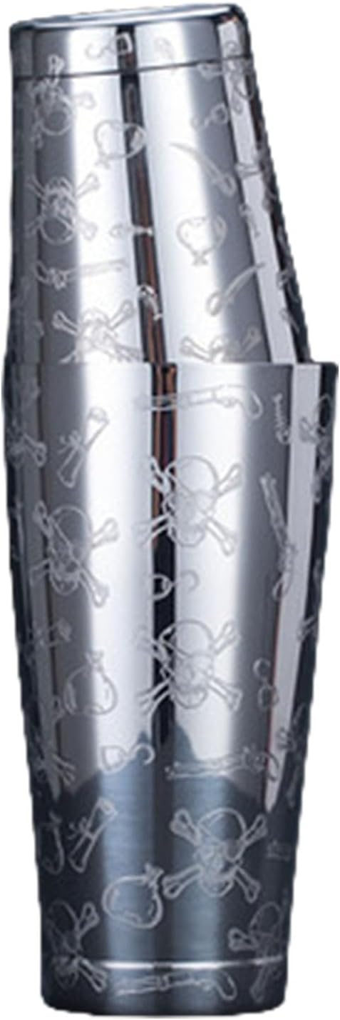 Food Grade Stainless Steel Engraving Drink Shaker Large Capacity Mixer Portable Mixing Tins Set for Cocktail Use Professional Bartending Tool