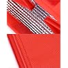 QWORK Medical Specimen Transport Bag, 4 Pack, Bio Transport, 6.75 x 10 x 5.75, Red