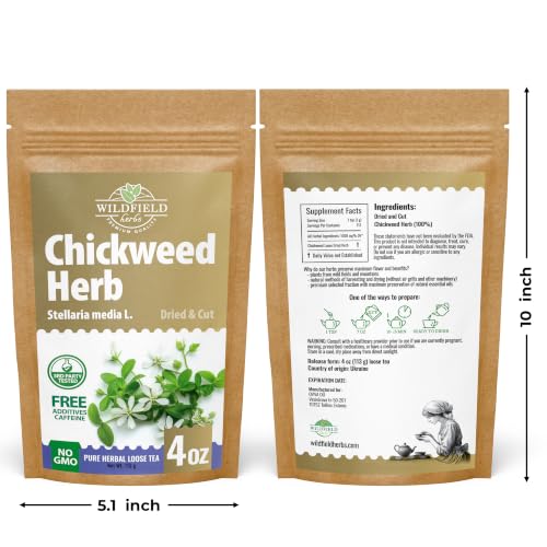 4 oz. Chickweed Herb Chickweed Tea (Stellaria Media) - 113g (4 oz) Herbal Tea Hierba De La Gallina Capiqui - image 7