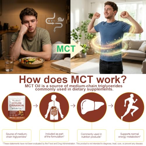 Xaarty Ceylon Cinnamon Capsules with MCT Oil