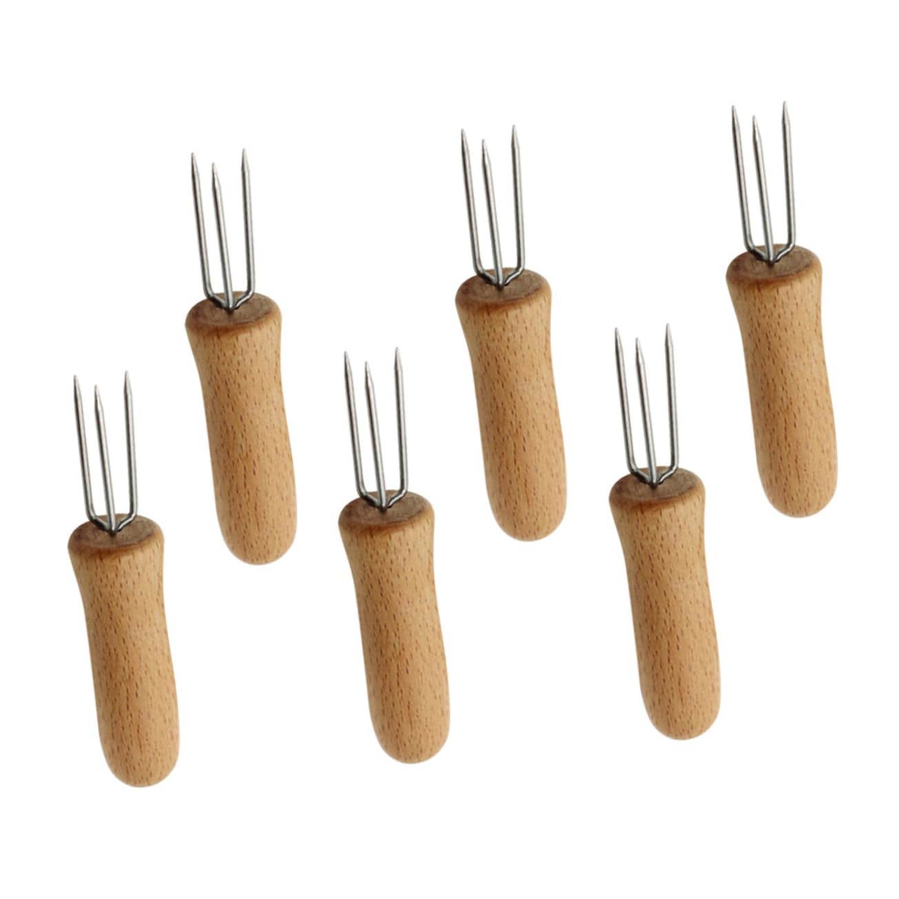 Happyyami 18 Stk Halter Für Maiskolben Zum Grillen Maishalter Maisgabeln Mais-clips Kochgabel Cob Bbq Lebensmittel Zinken Grillspieße Maisspieße Kuchengabeln Ai Zhu Fruchtgabel Bambus