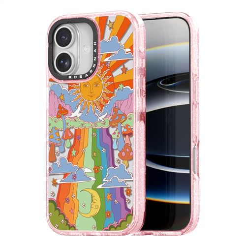 Coque iPhone 6,1" robuste contre les chutes à motif rose fun