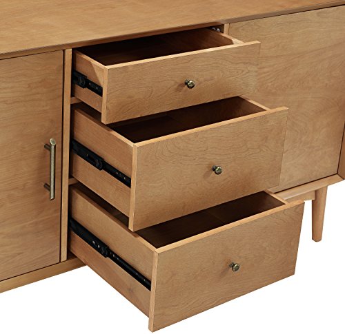 Crosley Furniture Landon Buffet And Large Console, Acorn #TOP5