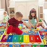 Baby Play Mat Kids Rug for Playroom, Floor Mat for Toddlers, Playtime Collection ABC, Numbers, Animals Educational Area Rugs for Kids Room Classroom ( 78.7X 59 Inch) - Image 4
