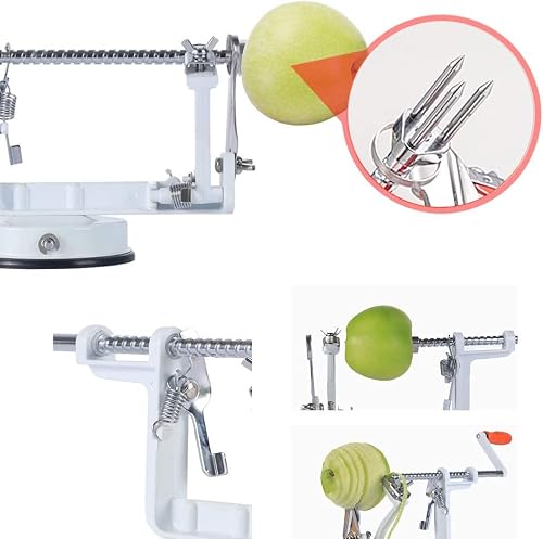 Gorgenius Apple Peeler，Apple Peelers Corer Slicer Suction Base Durable Heavy Duty Blade Peelers 1Pc Extra Blade #TOP3