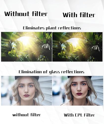 Image of 5Pcs Nd Filter for Mobile, Cpl Filter for Mobile, Anamorphic Lens for Mobile, Clip-On Phone Lens Multi-Coated Adjustable Neutral Density Filter Compatible