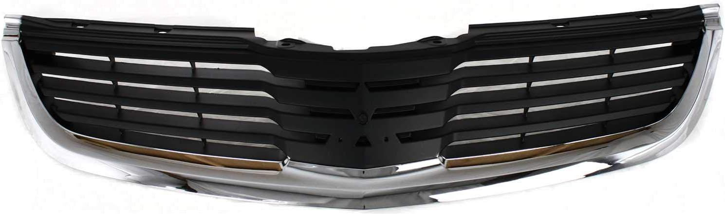 Garage-Pro Grille Assembly for MITSUBISHI GALANT 07-08 Chrome Shell/Ptd-Black Insert