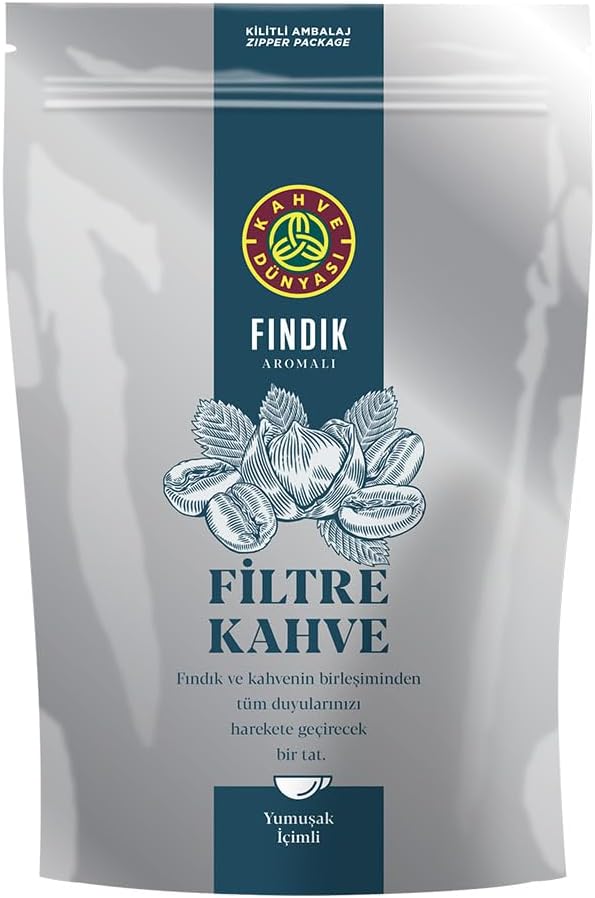 Kahve Dünyası Filtre Kahve Fındık Aromalı Kilitli 250 gr