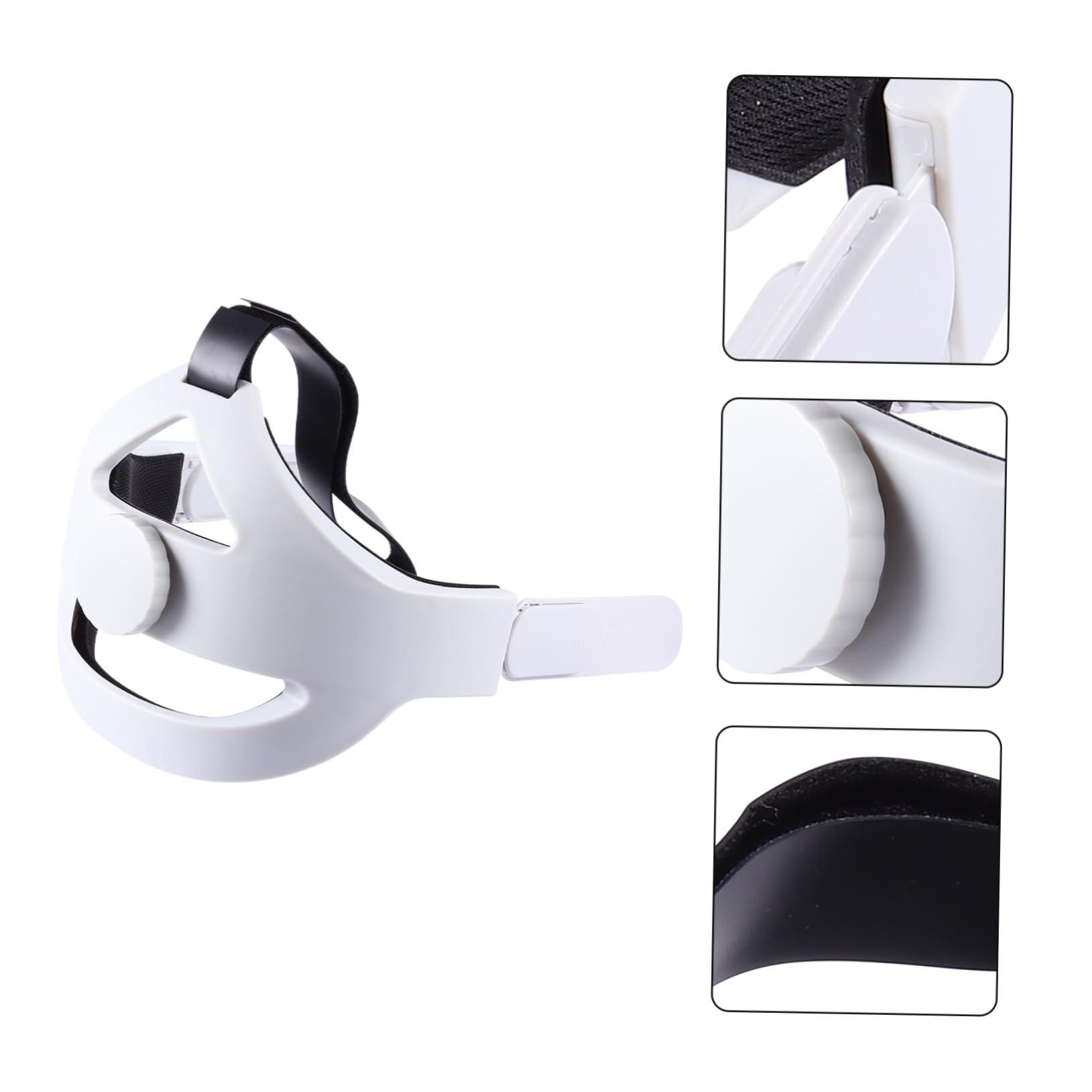 Uonlytech Fascia Per Testa Regolabile Per Visore Vr Cuscinetto Protettivo Per Testa Supporto e Bilanciamento Migliorati Per Visore Di Seconda Generazione