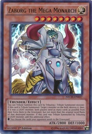 YU-GI-OH! - Zaborg The Mega Monarch (NECH-EN037) - Los nuevos retadores - Edición ilimitada - Ultra Raro