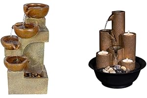 Alpine Three Tiered Pedestal Fountain