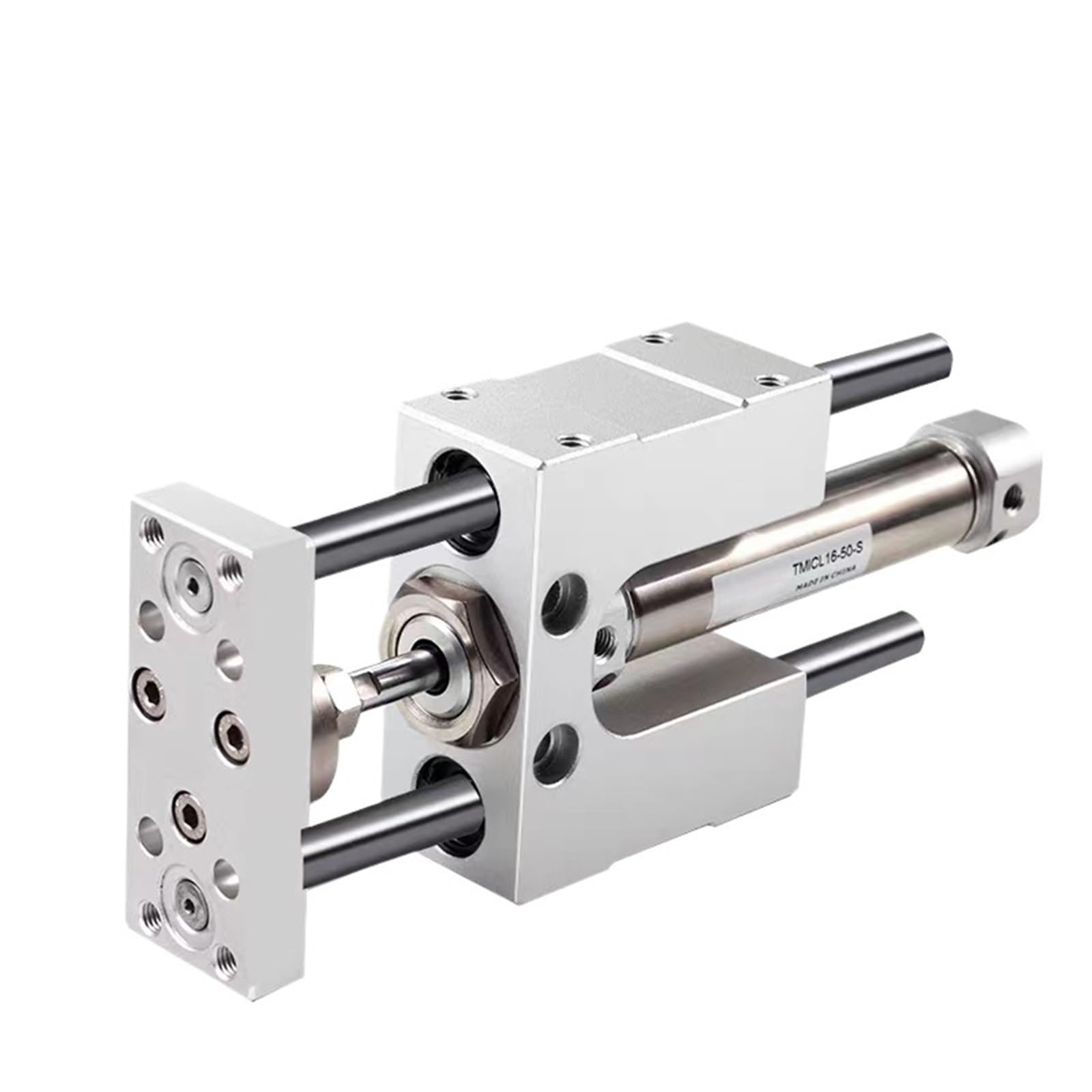 Cylindre pneumatique double tige TMIL12 élimine torsion course 25mm guidée