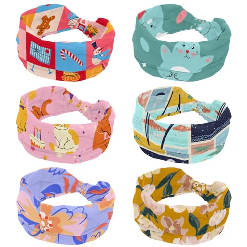 Bandeau large nœud confortable sans serrer la tête pour cheveux épais ou fins
