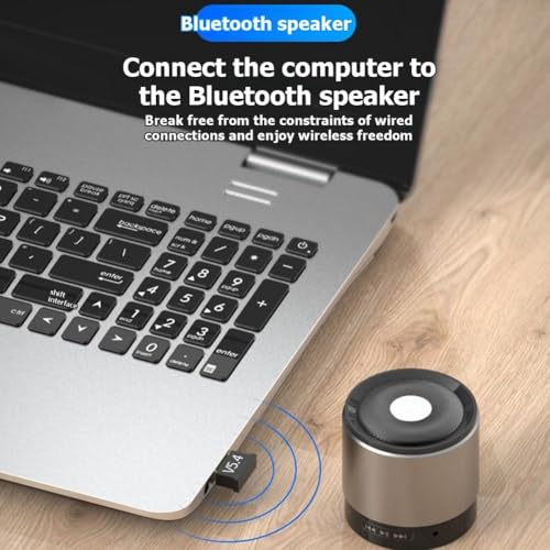 Stineng Bezprzewodowy odbiornik USB Bluetooth 5.4, adapter audio Dongle Mini USB do komputera, laptopa, bez sterowników