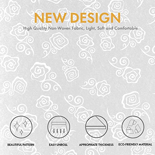 FrenzyBird Aisle Runner for Wedding Ceremony 100 x 3 Feet White Aisle Runner Walkway for Indoor Outdoor Wedding Church Decorations (Rose) - Thumbnail 2