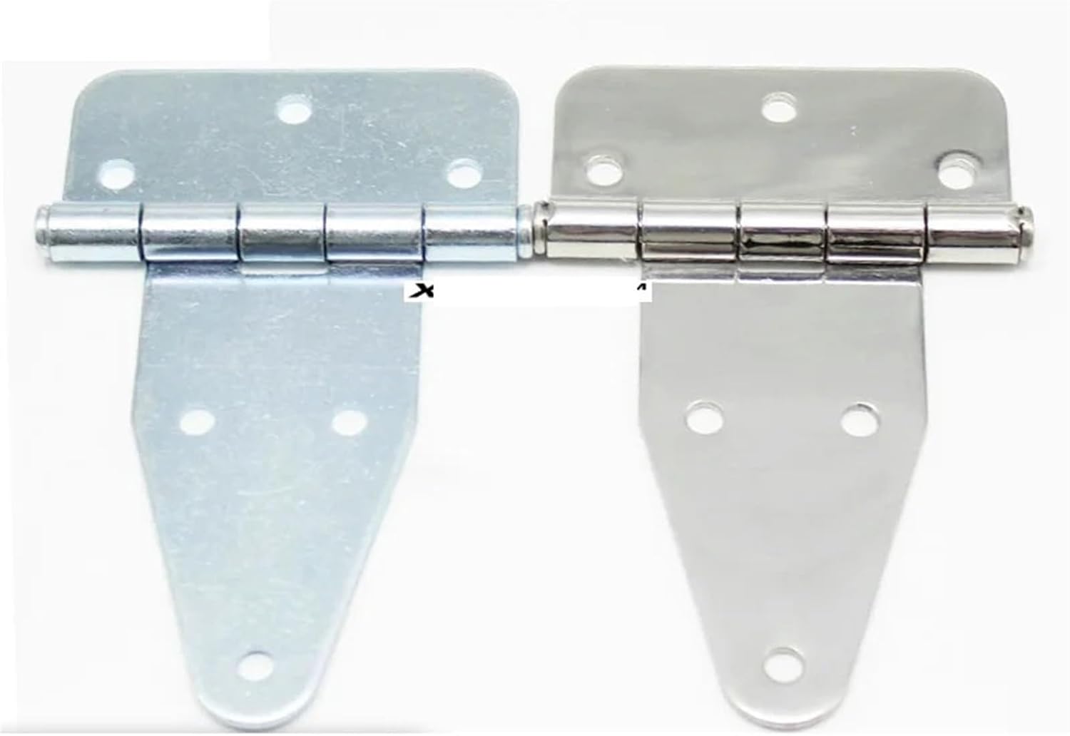 XJJ-115 Stainless Steel Strip T-Shaped Hinge Distribution Box Equipment Shell Freight Car Body Large Hinge 2PCS (Color : Iron Galvanized)
