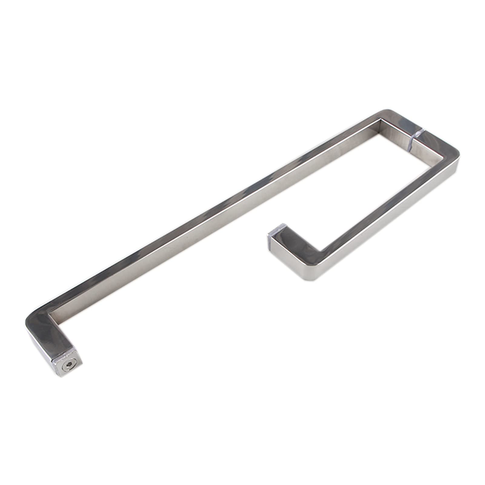 Poignée de porte en verre de douche inox pour boutons de salle de bains