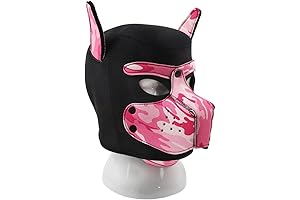 Neoprene Puppy Face Muzzle Dog Hood Mask Play Hoods