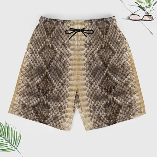 パンツ Life's a Beach SNAKE PATTERN SHORTS Life's a Beach 】SNAKE PATTERN SHORTS / BLACKxGREEN - Qee