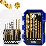 M35 Cobalt Drill Bit Set 20 Piece, Metal Cutting Drill Bits...