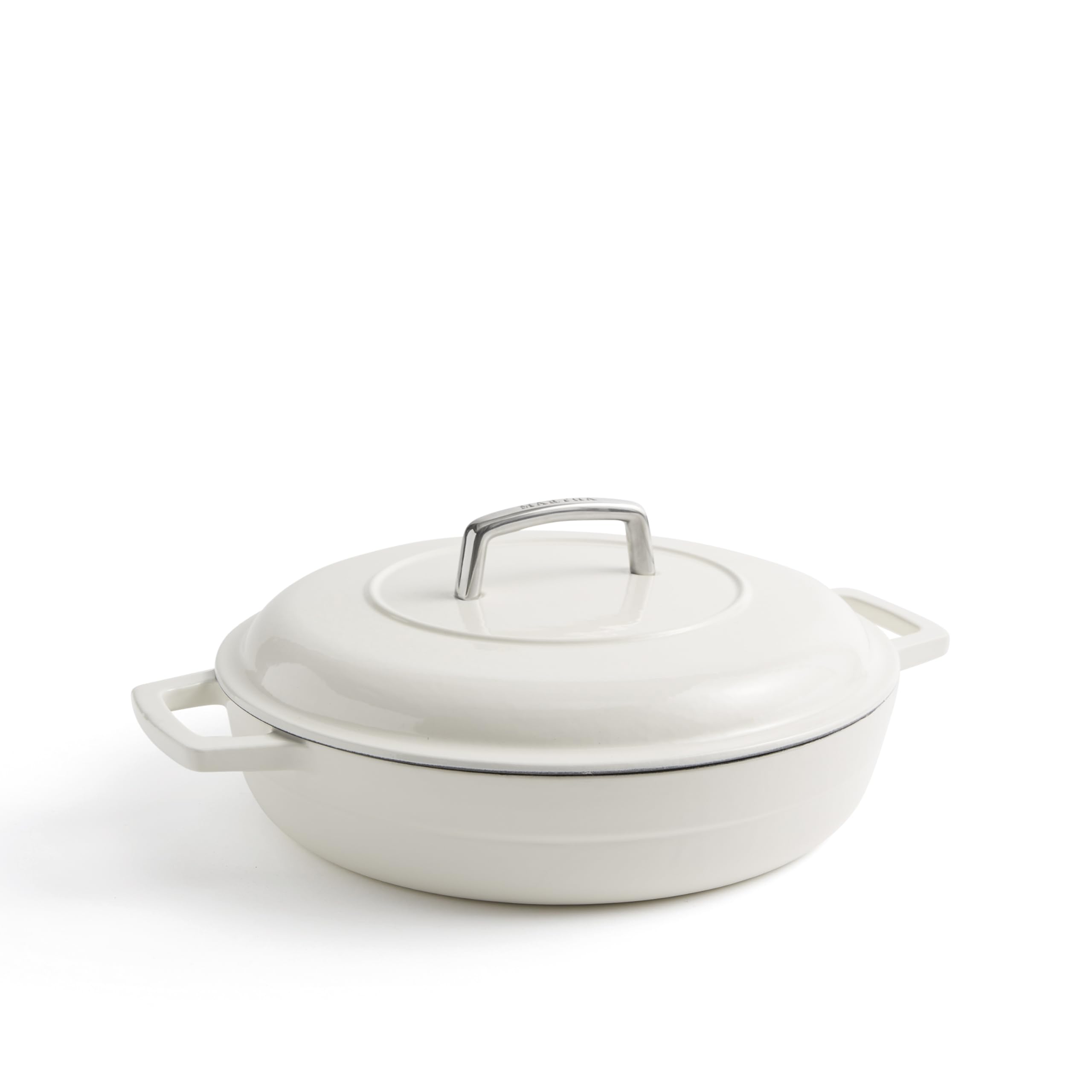 Martha by Martha Stewart 3.5 QT Enameled Cast Iron Braiser w/Lid - Crescent Moon