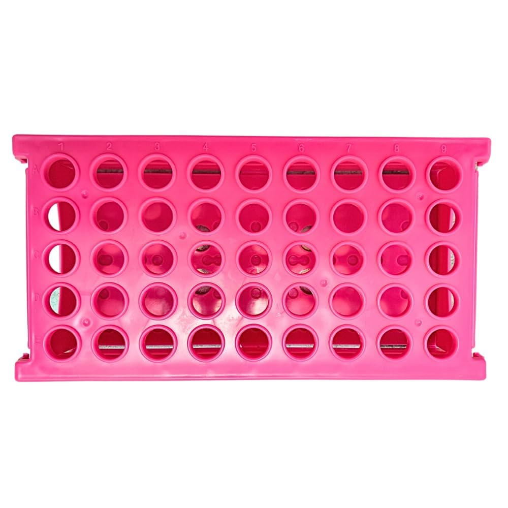 Foldable Space Saving Rack for 15 ml Centri-fuge Tube 45 Holes Polypropylene Mold Laboratory Plastic Tube Rack Holder Pack of 1-image-22