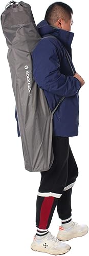 Miniatura 7 de ROCK CLOUD Silla plegable de camping acolchada de gran tamaño para exteriores, para campamento, césped, senderismo, pesca, deportes, color negro