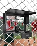 Stouchi Game Changer Mounting Kit, Fence Mount with Adjustable Sun Shade Power Bank Clip, Stable No-Shake Recording Kit for iPhone, Samsung, GoPro, Mevo Start for Baseball Softball Tennis