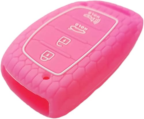 Miniatura 5 de Funda de goma de silicona para llavero compatible con Hyundai Elantra Elantra GT Ioniq Sonata Tucson SY5MDFNA433 2016-2021, no es para llaves con
