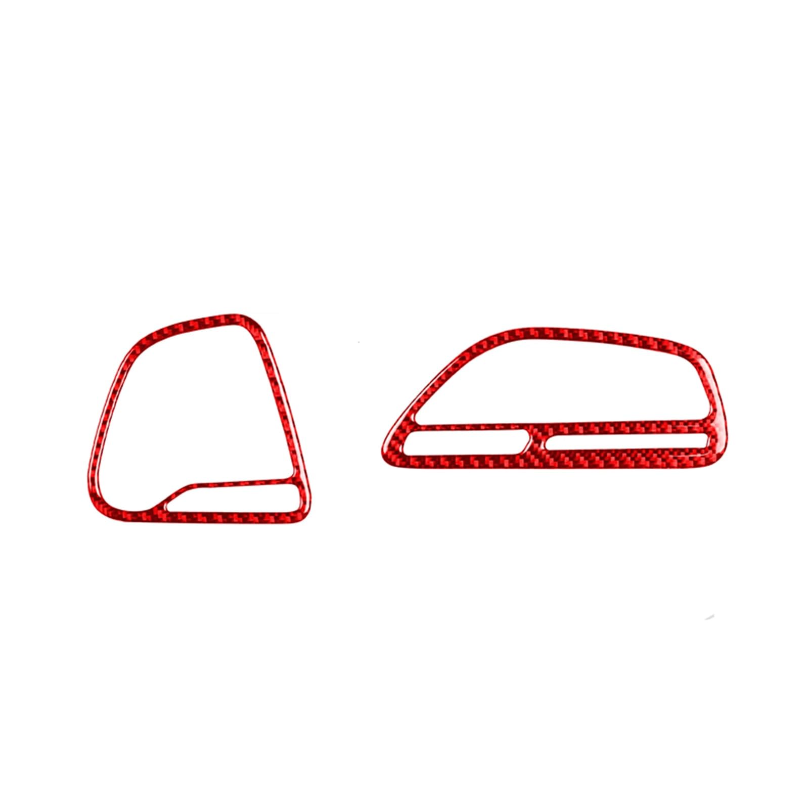 Dashboard Trim Air Vent Compatible with Dodge for Challenger 2015-2022 LHD Car Side Air Vent Trim Frame Air Outlet Decorative Cover Sticker